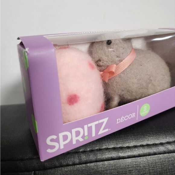 Nwt 2pk Easter Mini Felt Characters EasterBunny & Egg - Spritz"" - Picture 5 of 5